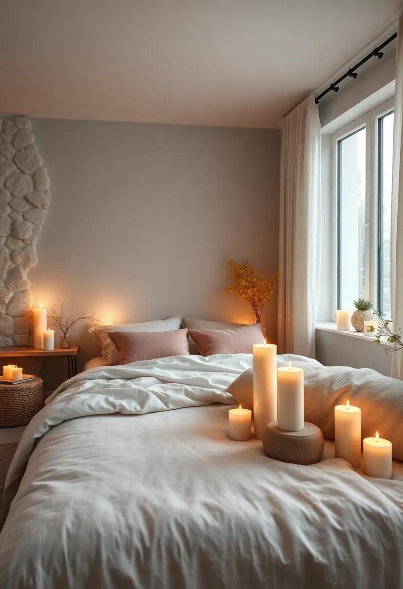 Softly Glowing ‍Candles: Incorporate ⁣an array of candles in⁢ varying heights to fill your ⁤room with a warm ambiance, perfect for ‍relaxing ⁣evenings and tranquil⁢ moments