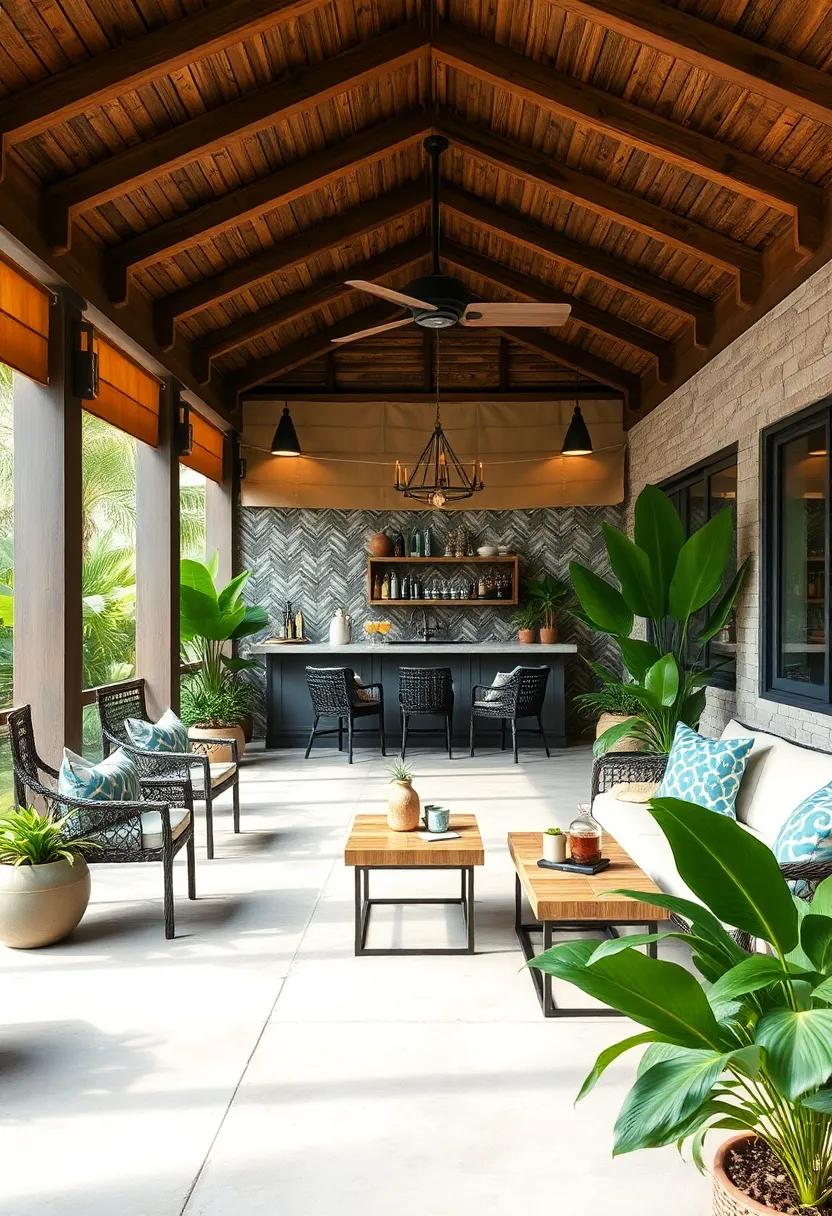 The⁣ palm Frond Retreat: ⁤A beautiful blend‌ of nature and comfort, this space offers a wide selection of island-inspired beverages in a tranquil setting