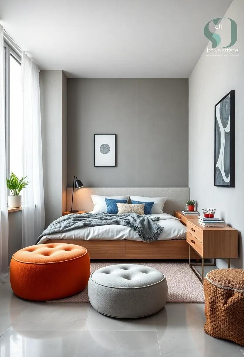 Multi-functional Furniture: Invest in pieces like a bed with built-in drawers or an ottoman ⁢that doubles ‍as storage, maximizing every inch of space
