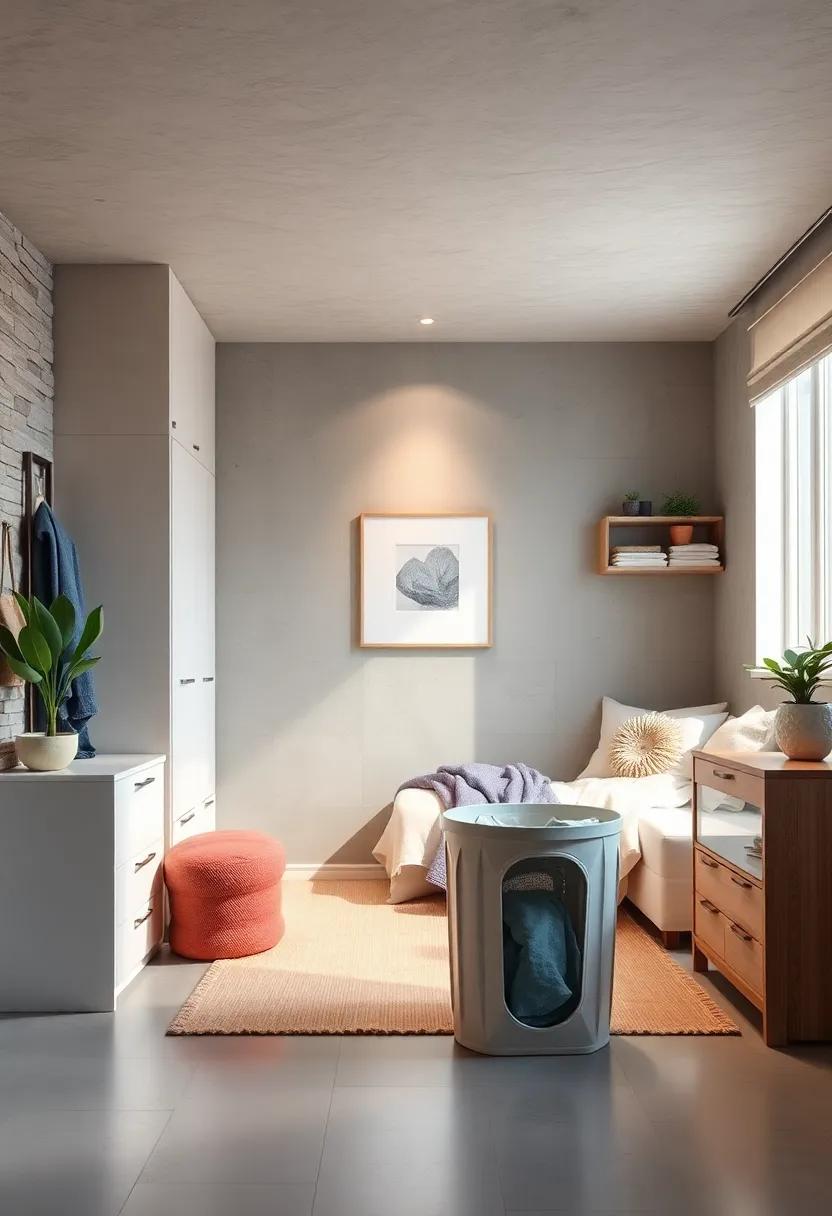 Foldable​ Laundry Hamper: Choose a ⁣collapsible laundry⁣ basket‌ that can be easily stored out of the way when not needed, keeping your space tidy