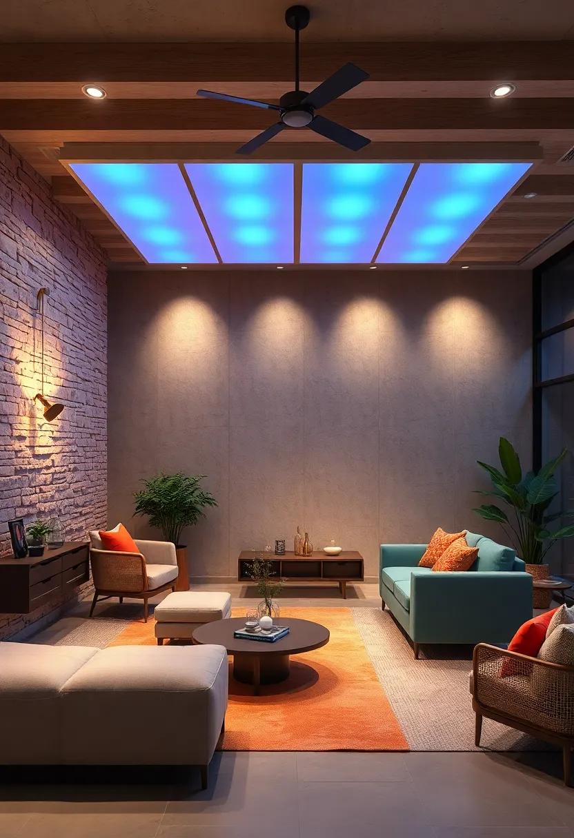 Color-Changing LED⁢ Light ‍Panels: Add a pop of color and creativity to ​any space with panels that can ‍change hues, allowing you to set ⁢the mood while being​ energy conscious