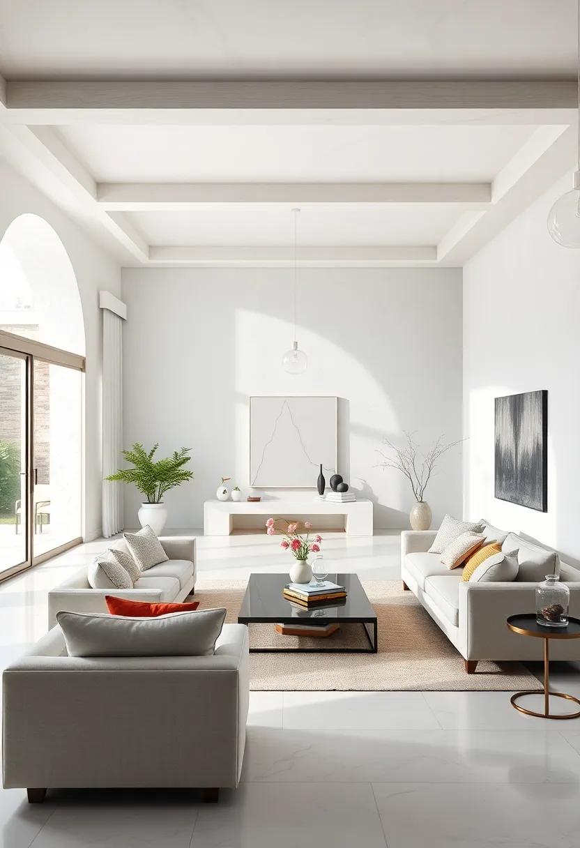 Minimalist Furniture: Opt for streamlined furniture with simple lines and muted colors to maintain a clean, spacious feel while retaining comfort