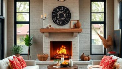 28 Cozy Ideas for a Boho Living Room with a Fireplace to Elevate Your Space