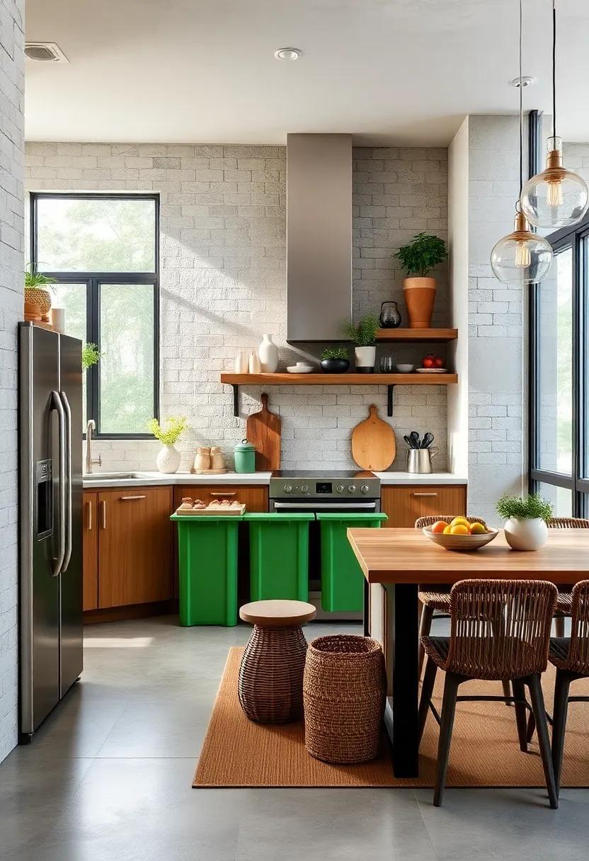 26 Ways to Create a Sustainable Kitchen with Compost Bins for an Eco-Friendly Home
