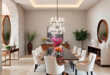 25 Stunning Ways to Elevate Your Dining Room with Mirrored Decor Elegance