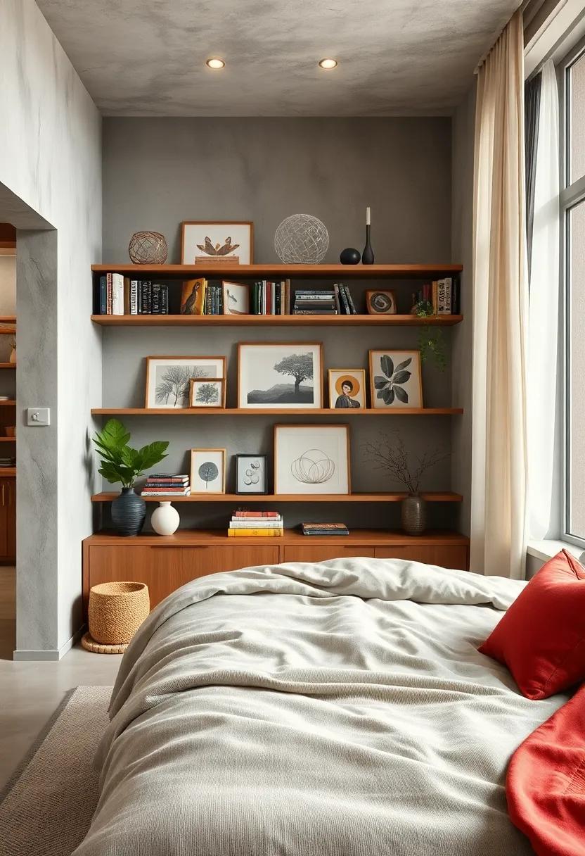 Curated‌ Bookshelf - Display your favorite art books ⁤alongside decorative items to inspire ‌creativity and conversation