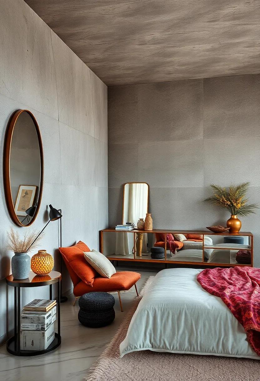 Reflective Surfaces - Use mirrors to ⁣enhance ‍light and create a sense of space, adding a reflective artistic element