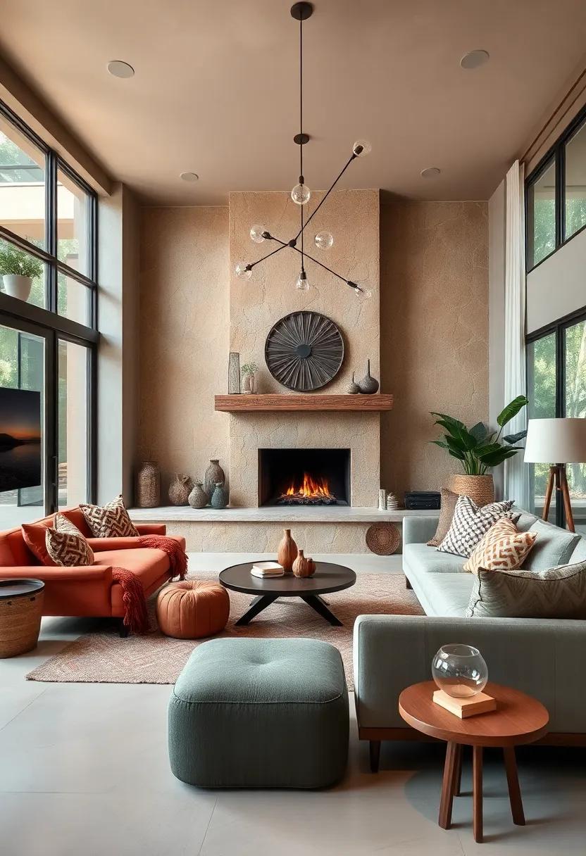 Earthy Color Palette:⁢ Opt for warm tones like terracotta, muted ‍greens, and soft browns to bring a natural and serene feel to ⁤your ‍space