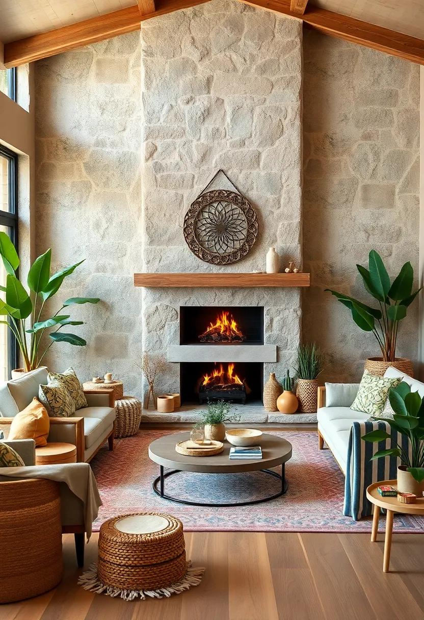 Natural⁢ elements: Incorporate wicker,rattan,and wood in furniture ‍and decor ⁣to enhance the‌ organic feel ⁣of your‌ boho ⁤living room