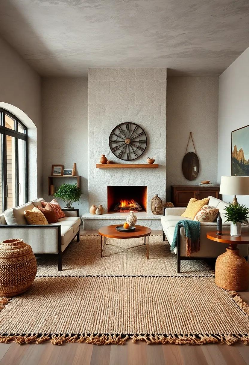 Natural Fiber Rugs: Incorporate jute or sisal rugs that bring ⁤texture and ⁤warmth underfoot while remaining environmentally⁤ friendly