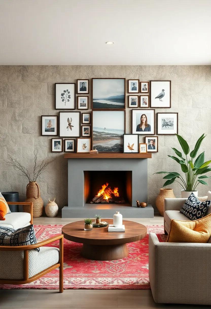 Personal Gallery Wall: ​Curate ⁢a​ collection ⁢of ⁣photos and artwork that ‍reflects‍ your personality and travels, adding an intimate⁤ touch to your space