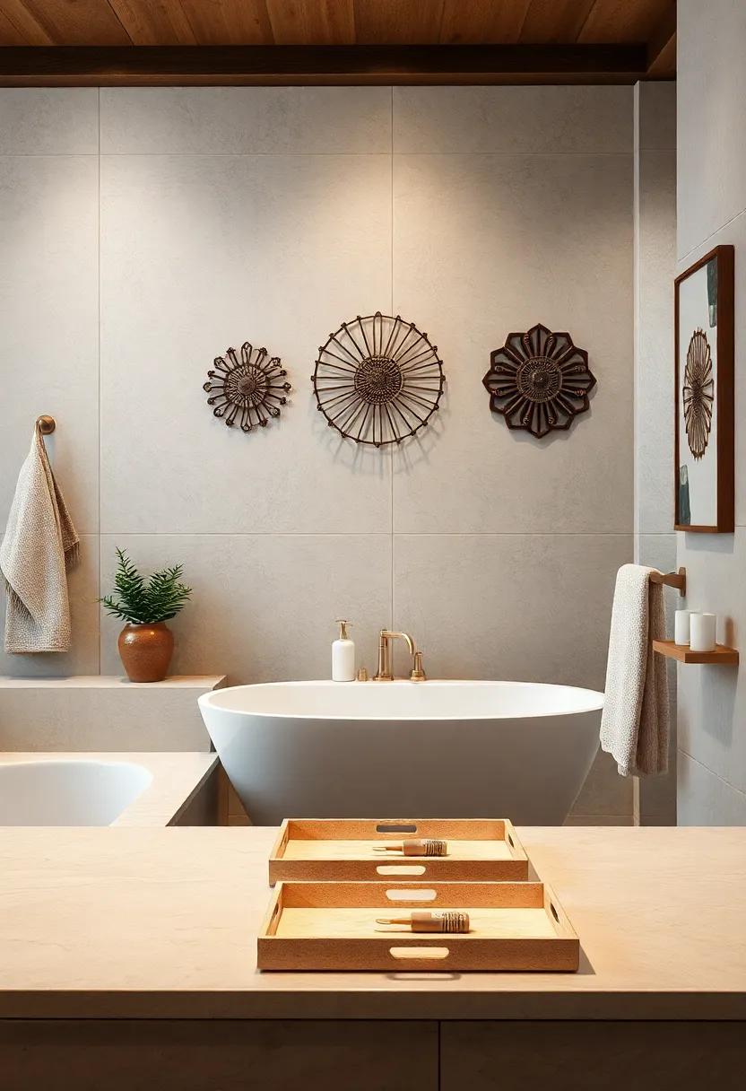 Vintage Lacquered Trays: Use elegant lacquered trays to organize small items while adding a pop of vintage glamour