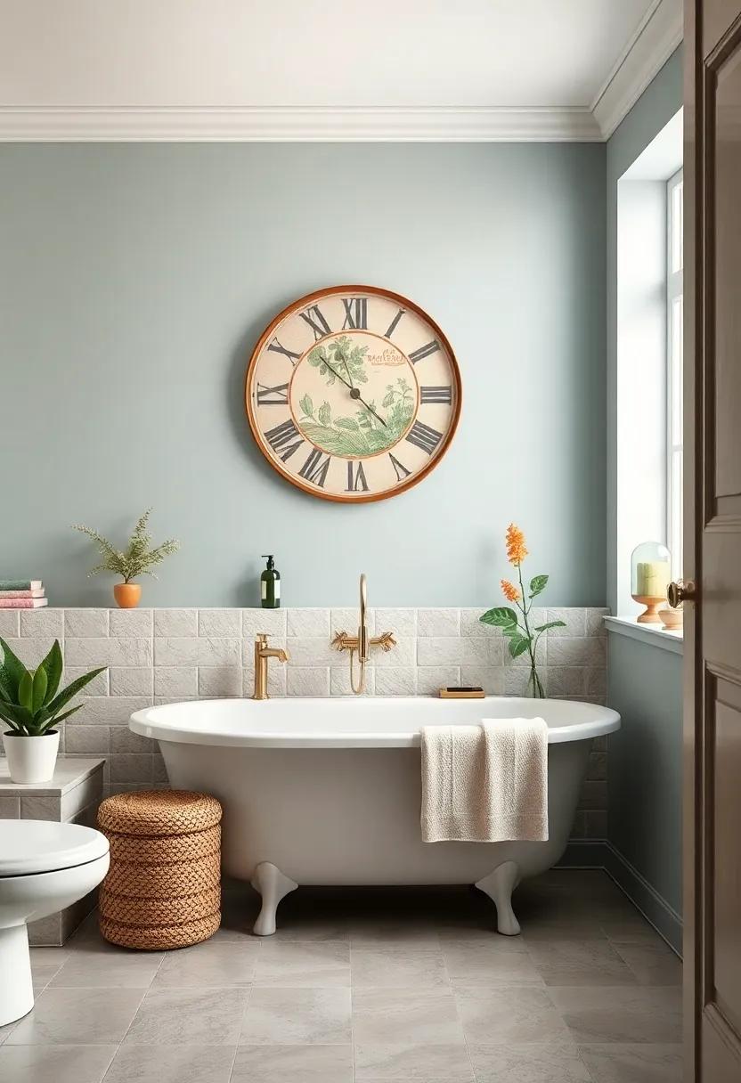 Time-Honored Color Palette: Select muted colors like soft blues,creams,and muted greens to impart a serene,vintage vibe