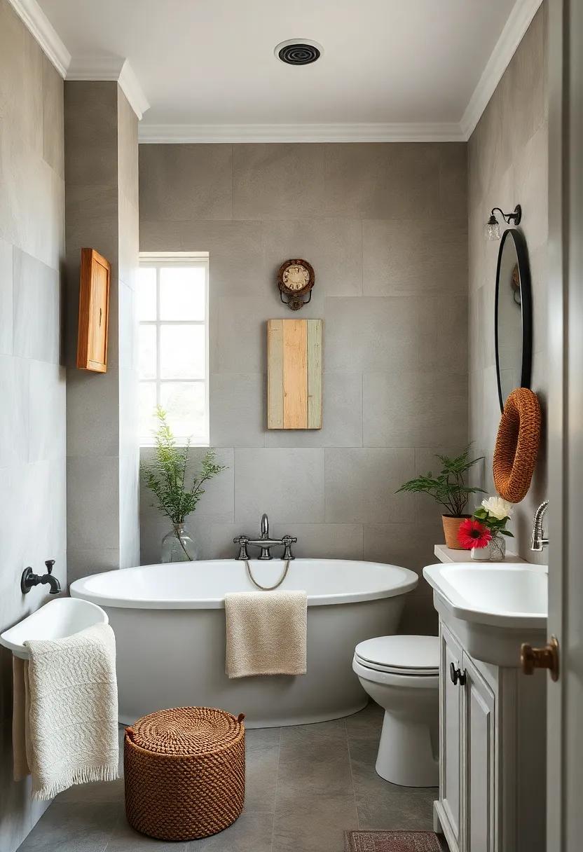 Old-Fashioned Towel Racks: Opt for wooden or wrought iron towel racks that evoke a classic boutique hotel ambiance