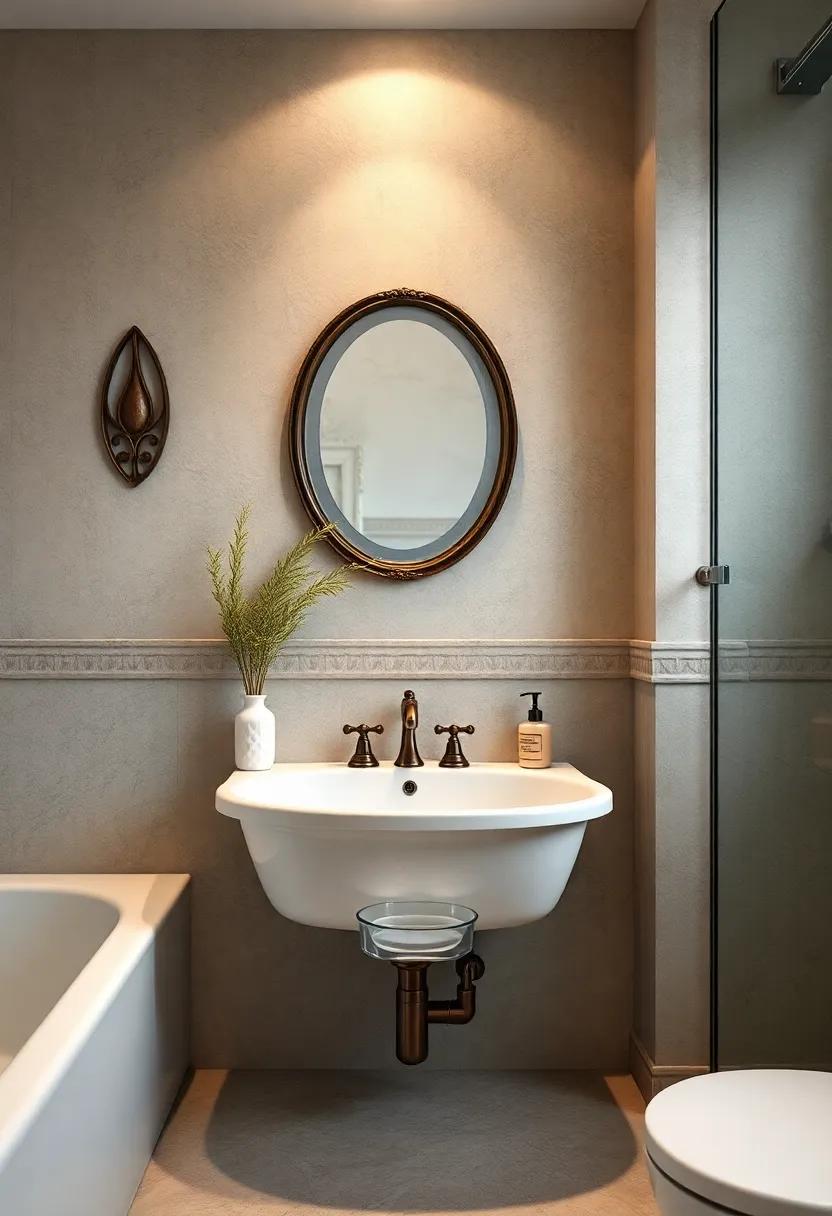 vintage Soap Dishes: Seek out ceramic or glass soap dishes that enhance the elegance of your sink area