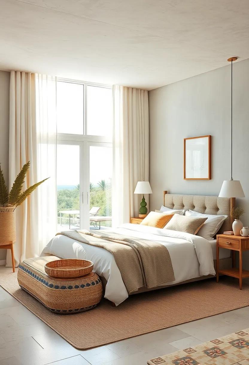 Light and Airy Window Treatments: Use sheer curtains⁣ or light linen to maximize natural light and create an open, breezy​ feel