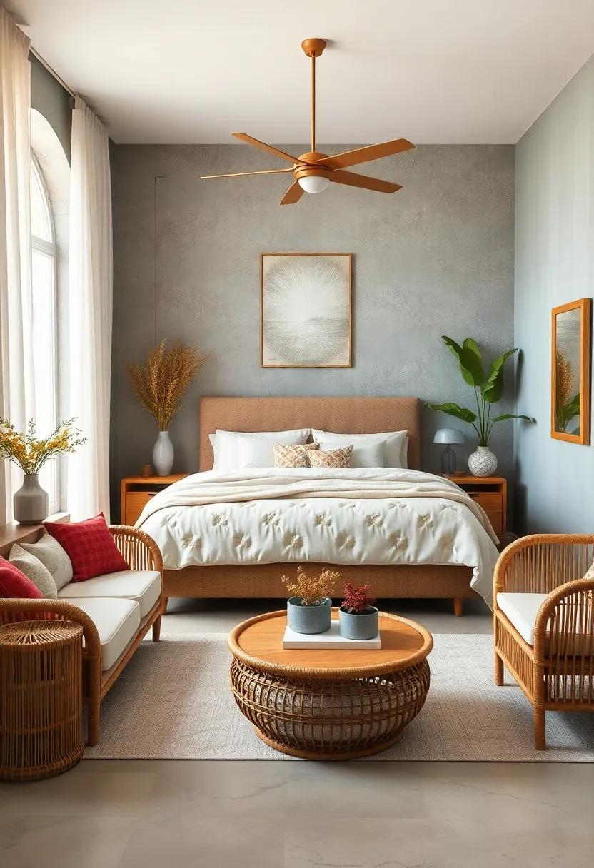 Rattan Furniture:​ Incorporate‌ rattan or wicker furniture​ pieces to ⁢add texture⁤ and a tropical vibe to your coastal bedroom