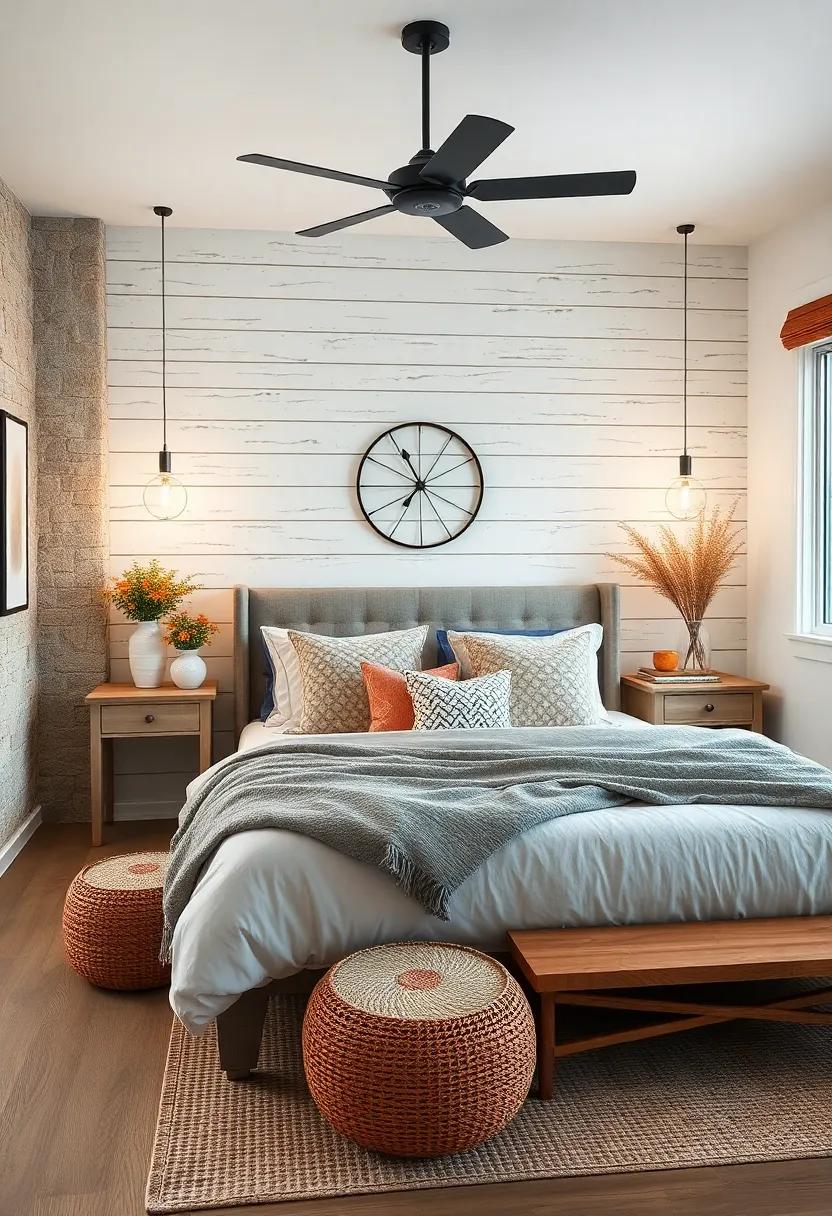 Shiplap Walls:​ Install shiplap walls‌ for⁣ a rustic ‌coastal look that effortlessly connects your bedroom to the essence of seaside cottages
