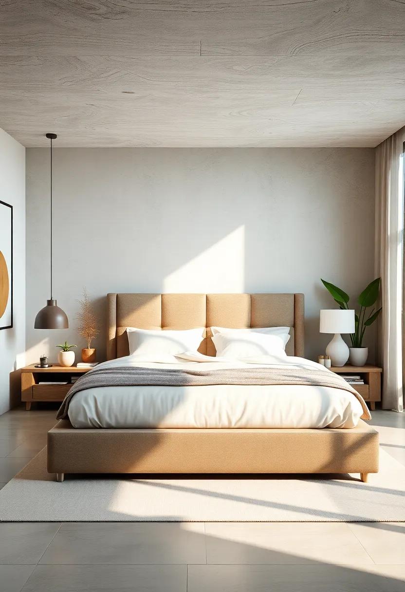 Coastal Calm: Light hues and breezy materials create a beach-inspired bed frame that soothes and refreshes your sleep environment