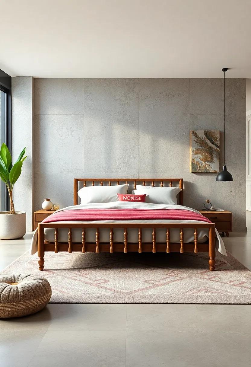 vintage Spindle: A timeless spindle bed frame that brings a touch of nostalgia and craftsmanship back into modern design