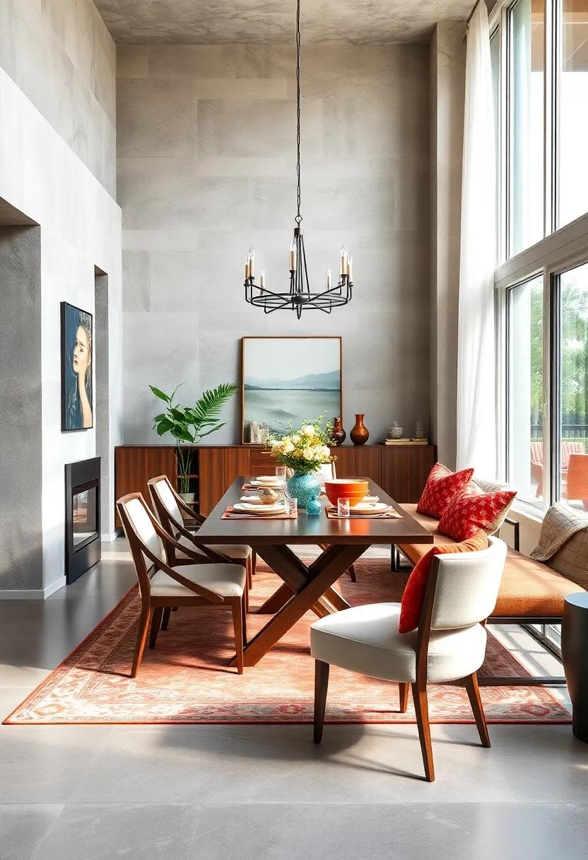 Bench ‌Seating: Swap‌ some chairs ‌for a⁢ long ⁣bench to make ​your dining‍ area feel casual and‌ inviting, perfect for larger‍ gatherings