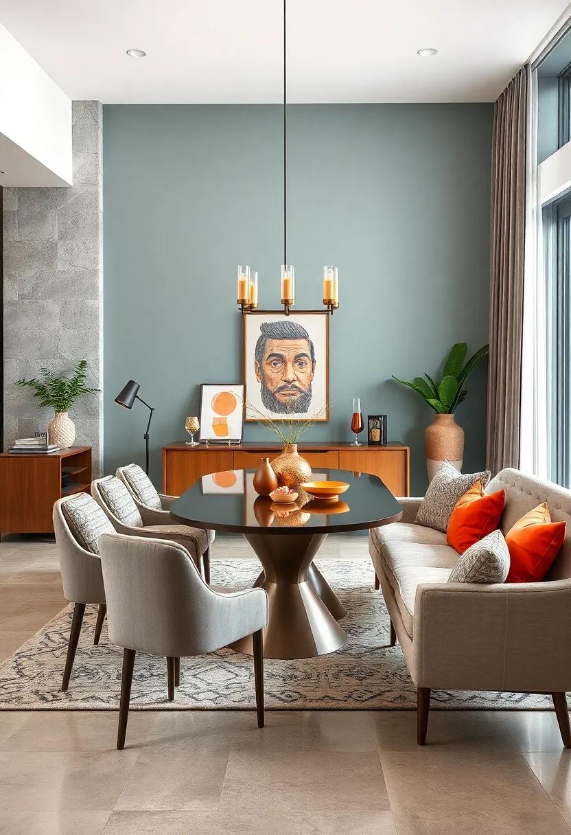 Color ‍Coordination: Use a cohesive ​color⁣ palette across your furniture and décor‌ to foster a harmonious and ‌visually appealing ⁤dining experience