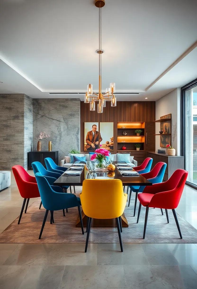 Colorful Accents: Introduce colorful‌ chairs‍ or table accessories to inject personality,making a bold statement without fundamental ​changes
