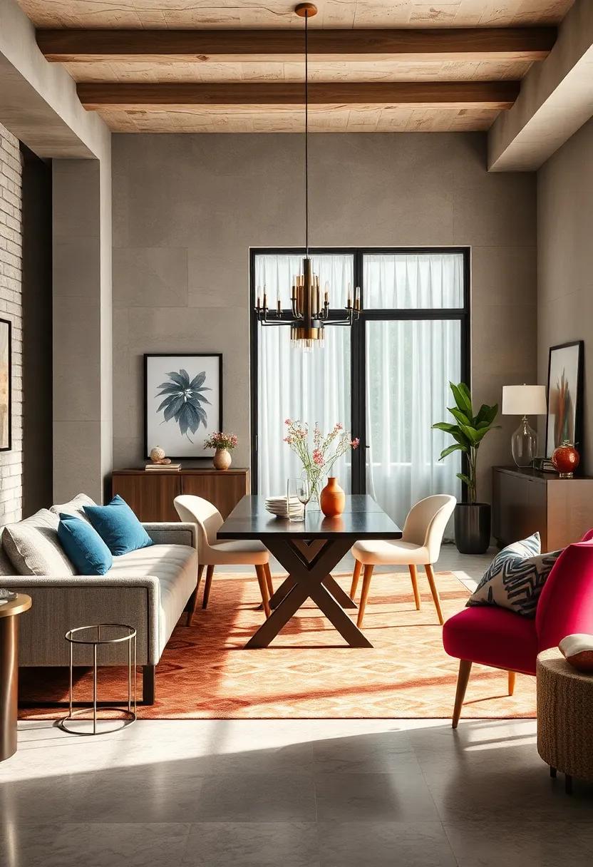 Eclectic Mix: Layer‌ different styles and eras of furniture⁢ to create a unique and ​personalized dining⁤ space ⁢with character and‍ charm