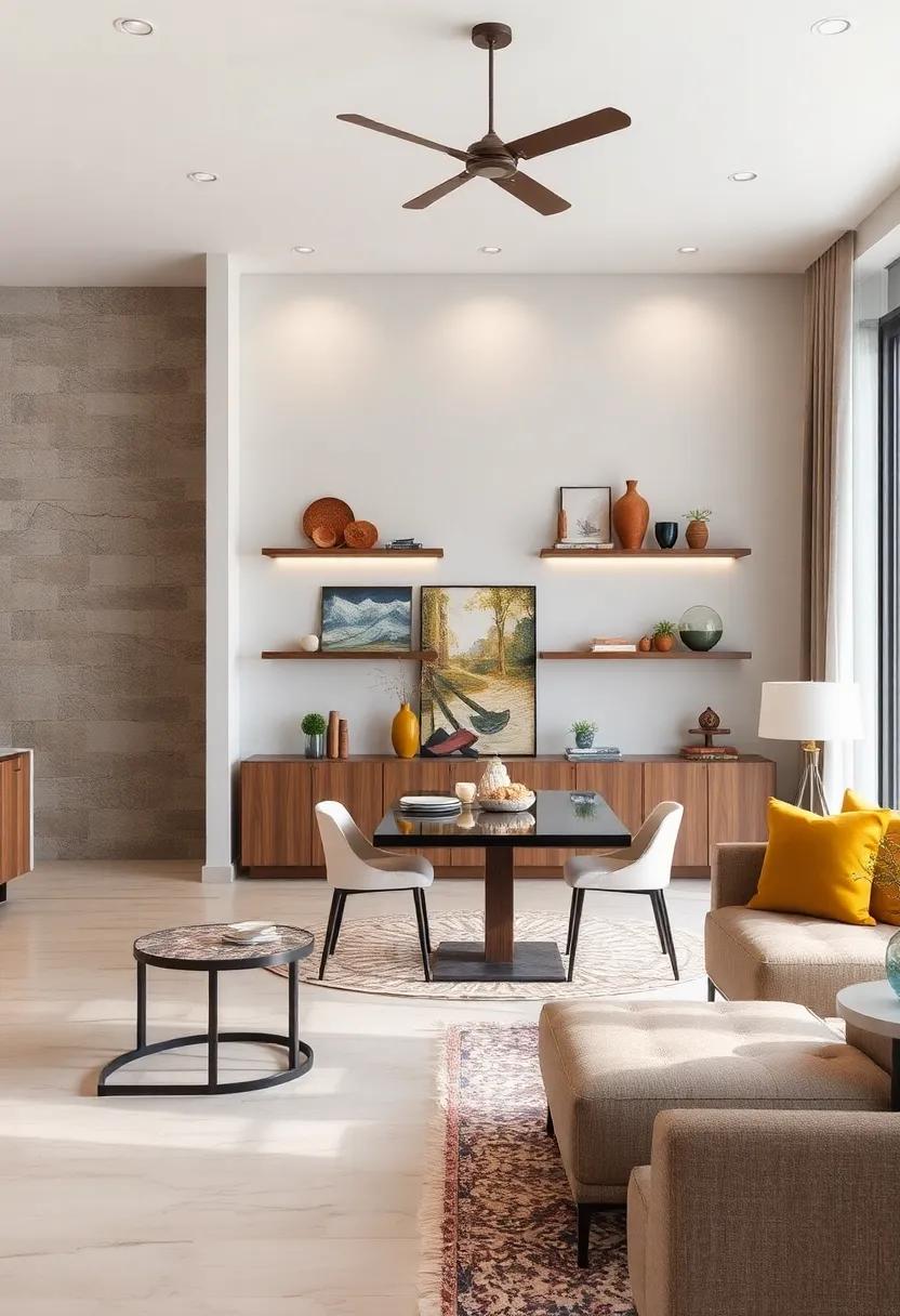 Floating Shelves: Add floating⁢ shelves ​nearby to display tableware or decorative items,⁢ merging form and function while keeping essentials close