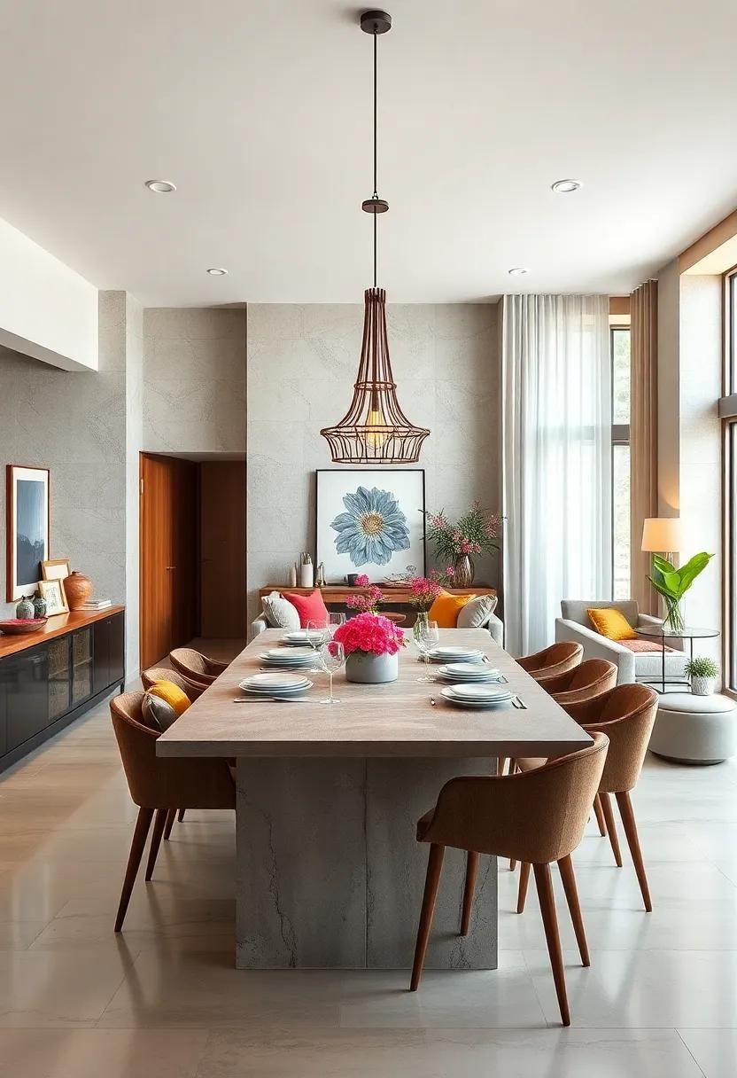 Multi-Functional Magic: Opt for a ⁣dining island that ⁣doubles as⁤ a workspace, ⁢combining⁤ functionality with chic ⁤aesthetics‌ in smaller spaces