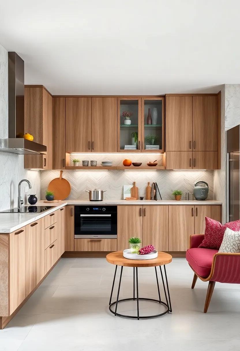 hidden Appliances: Opt for cabinetry that conceals appliances, maintaining a clean aesthetic while offering all the functionality you need