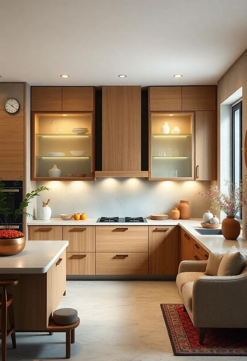 Minimalistic Glass: Consider minimalist cabinets with frosted glass for a sleek look that maintains a level of sophistication and elegance