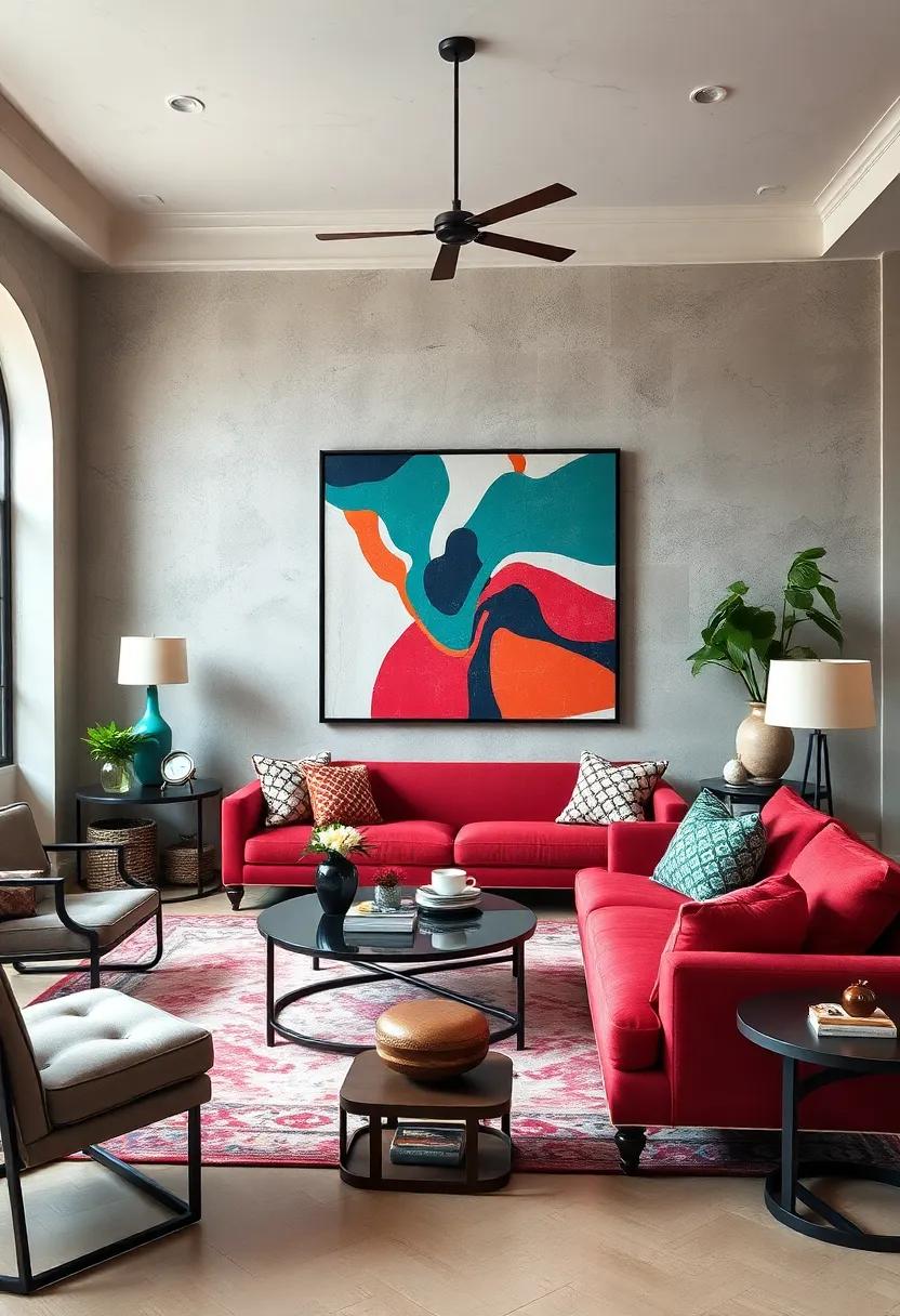 Use Art as a Color palette ‍Guide: ​choose pieces ‍that incorporate the ​colors of ‌your furniture and ⁢decor ⁤to tie ⁢everything together cohesively