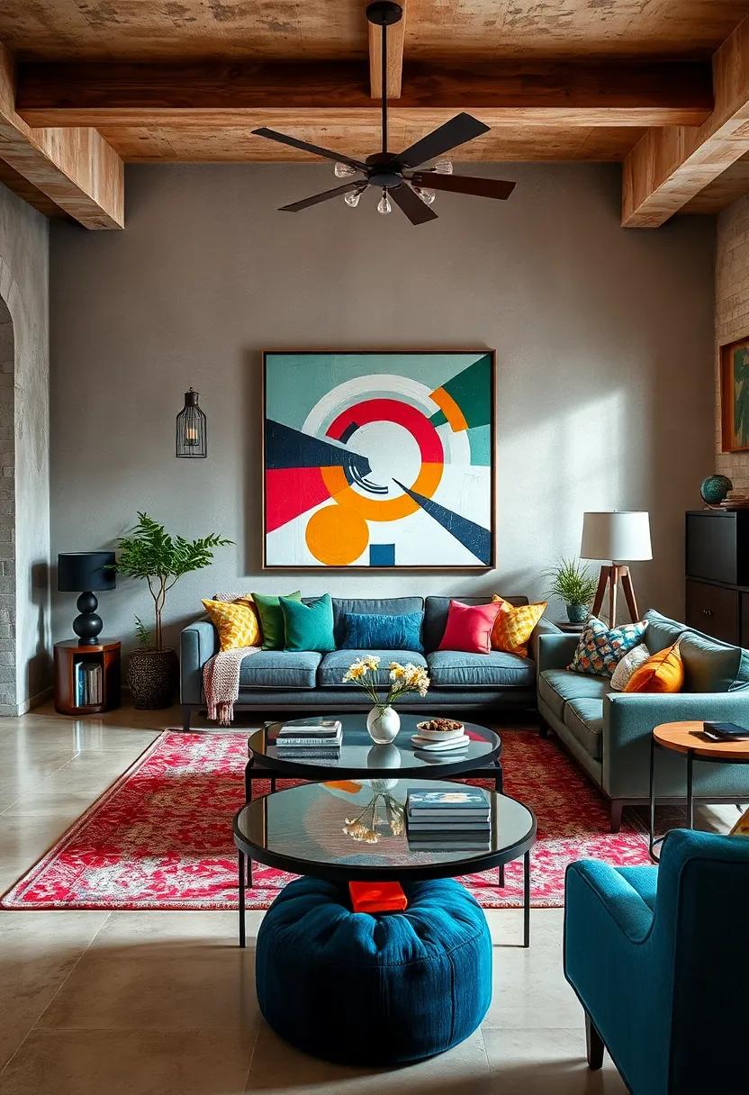 Mix Media and Materials: Combine paintings, photographs, ‍and mixed-media ⁢pieces to enhance texture and visual interest throughout⁤ the room