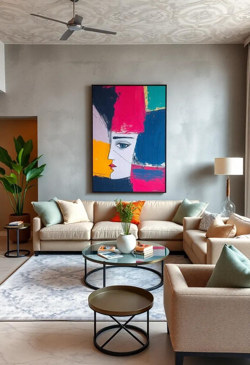combine Different Art⁢ Styles: Mix ‌abstract, pop art, ‍and impressionism to ⁣create a vibrant, layered look that reflects diverse influences