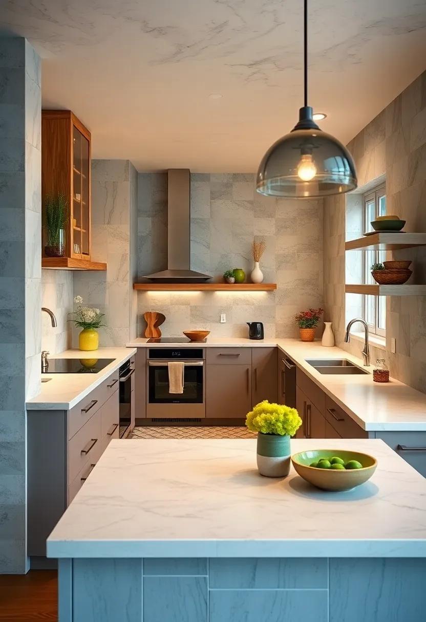 add a ‌Pop of ⁢Texture: Incorporate textured materials like reclaimed wood or patterned tiles on ⁢your peninsula to introduce warmth‍ and character