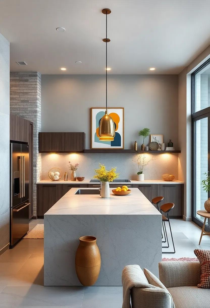 Use Artwork: ‍Hang ⁤artwork ⁣or decorative pieces on the wall⁤ above the peninsula ‍to personalize the space⁤ and showcase your style