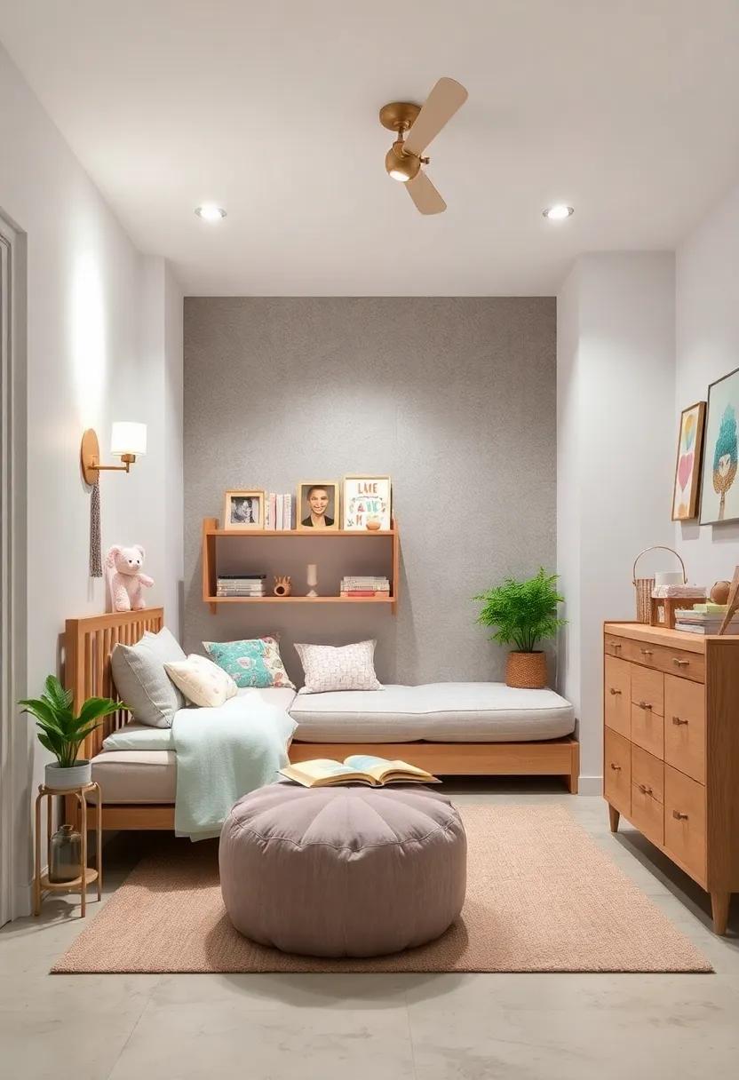 Prioritize Good Lighting: Incorporate a cute, adjustable lamp or wall-mounted light to ensure​ she has enough light for evenings filled with reading