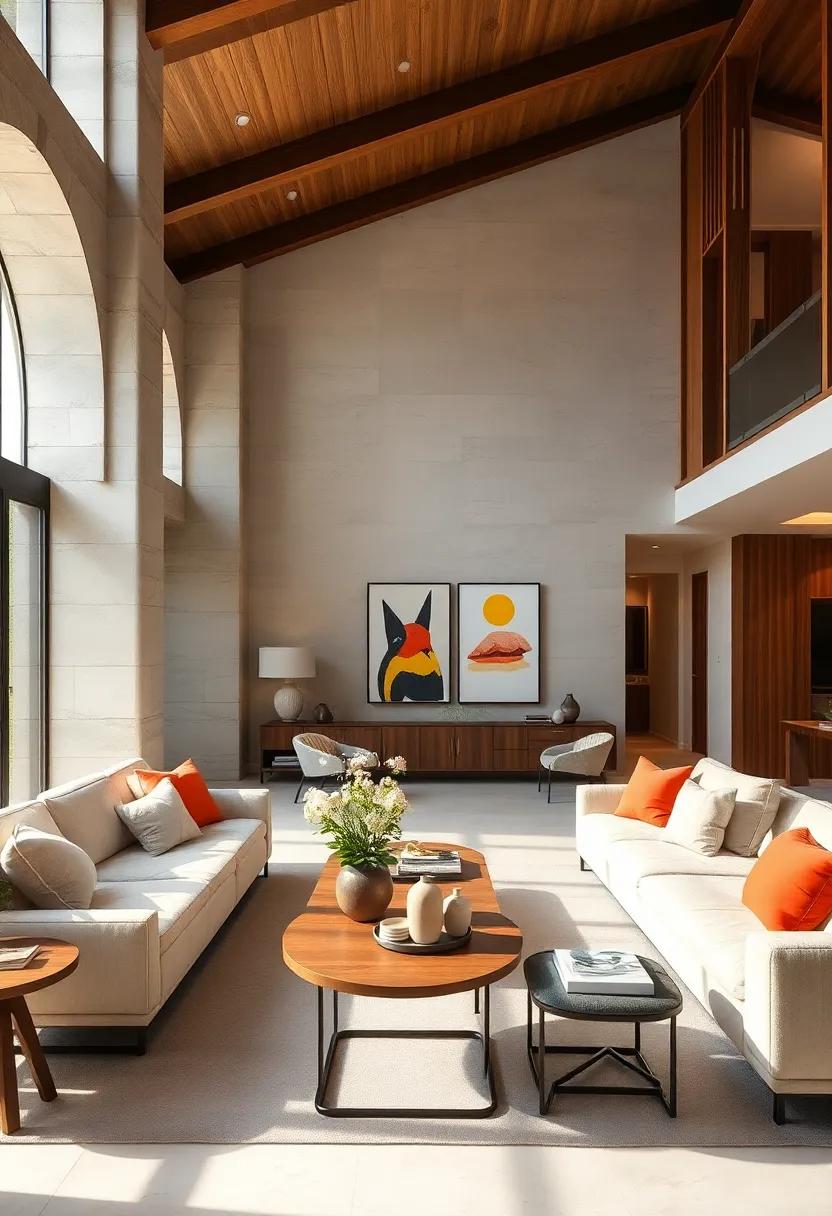 Feature ‍Architectural Details: Celebrate traditional architectural features while using modern⁢ furnishings to enhance their⁣ beauty