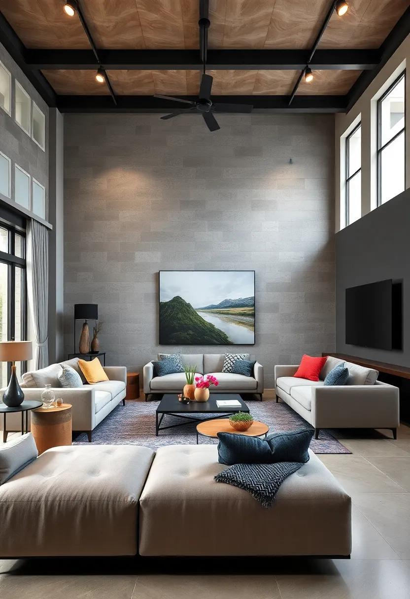 Opt for modular Seating: Use modular furniture to easily rearrange your⁢ living room layout according to your ‍needs and preferences