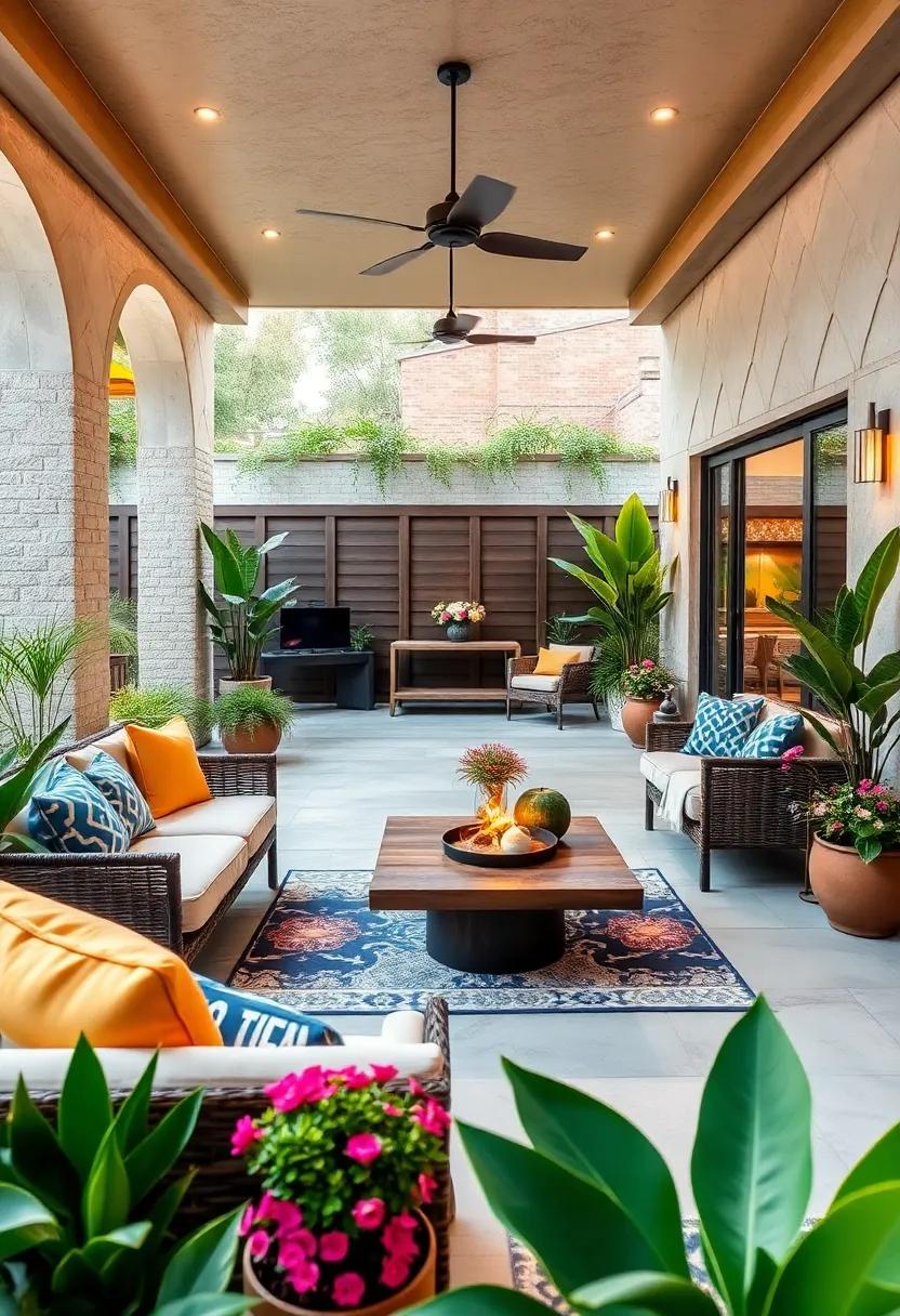 Seasonal Plant Rotations: Plan your patio’s plant ⁢life to bloom with an array of colors throughout the year, ensuring a vibrant atmosphere always