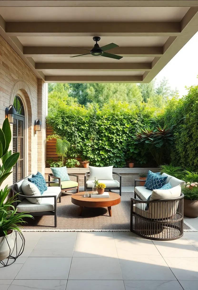 Vertical ⁣Gardens: Utilize vertical space with green ⁣walls ‍or trellises, maximizing plant display while adding a striking visual ⁤interest to your patio