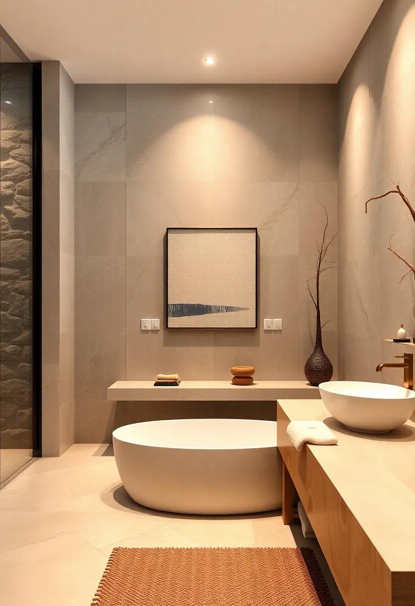 Artful Accents: Incorporate simple yet striking​ art pieces or sculptures that reflect serenity,⁤ inspiring peace in your daily routine