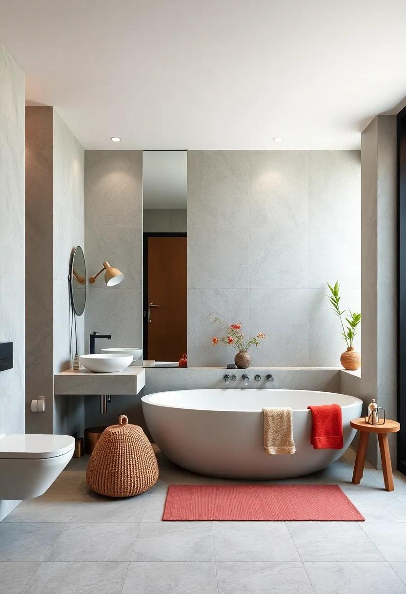 Clean​ Lines: Choose fixtures and furniture with clean lines and​ minimal ornamentation to maintain ​an uncluttered aesthetic