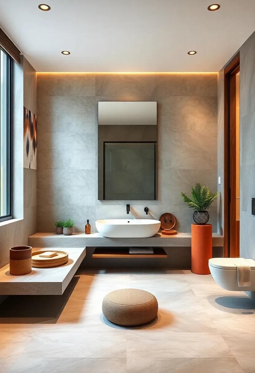 Floating Vanity: Opt for a floating vanity that gives the illusion of space and ⁤allows for easy cleaning ⁤beneath, promoting a serene environment