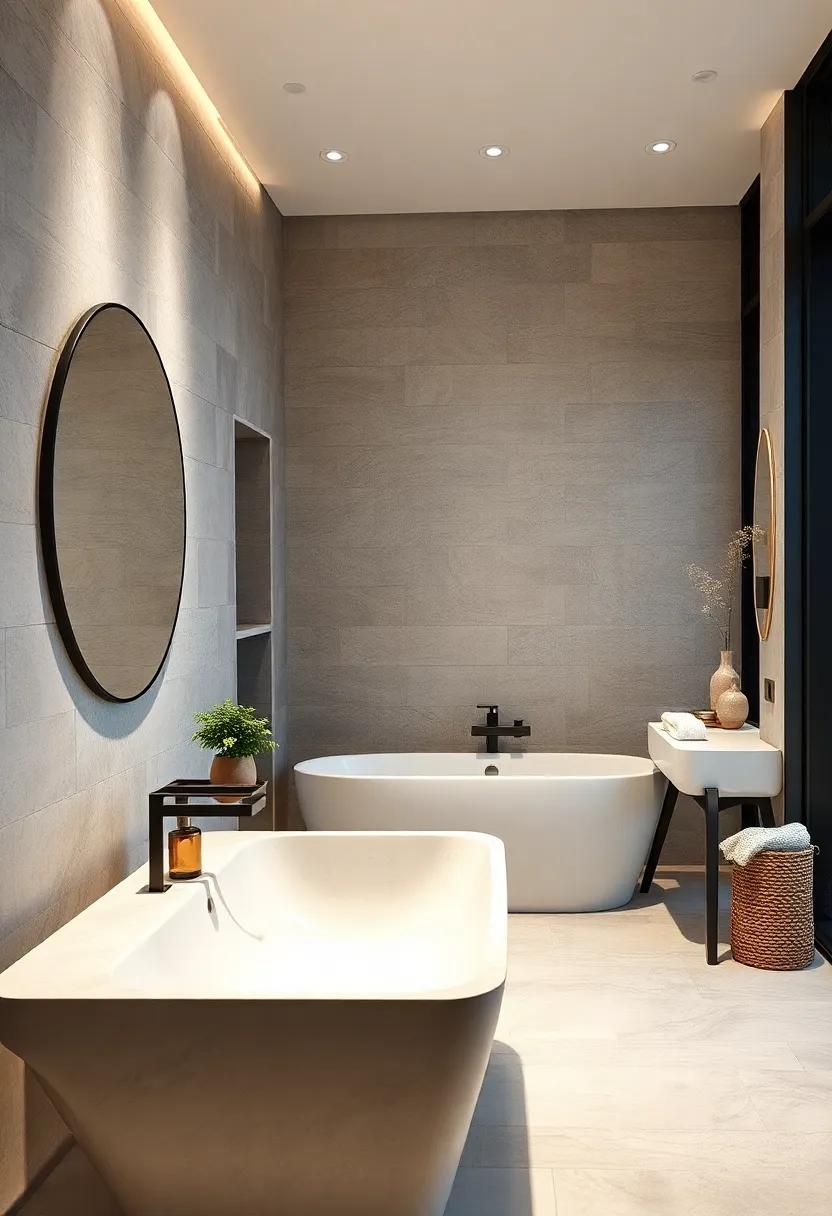 High-End Fixtures: Select sleek,high-end fixtures in a timeless finish like brushed nickel or matte black for a modern ‍luxury touch