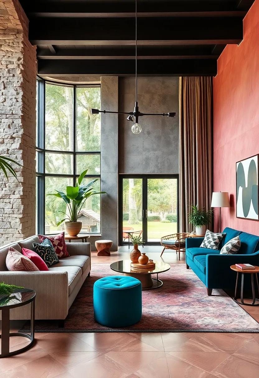 Use statement furniture: Invest in pieces ‌that feature⁣ bold upholstery or unique ‌shapes to⁣ serve ⁣as‍ focal points within your eclectic ‌design