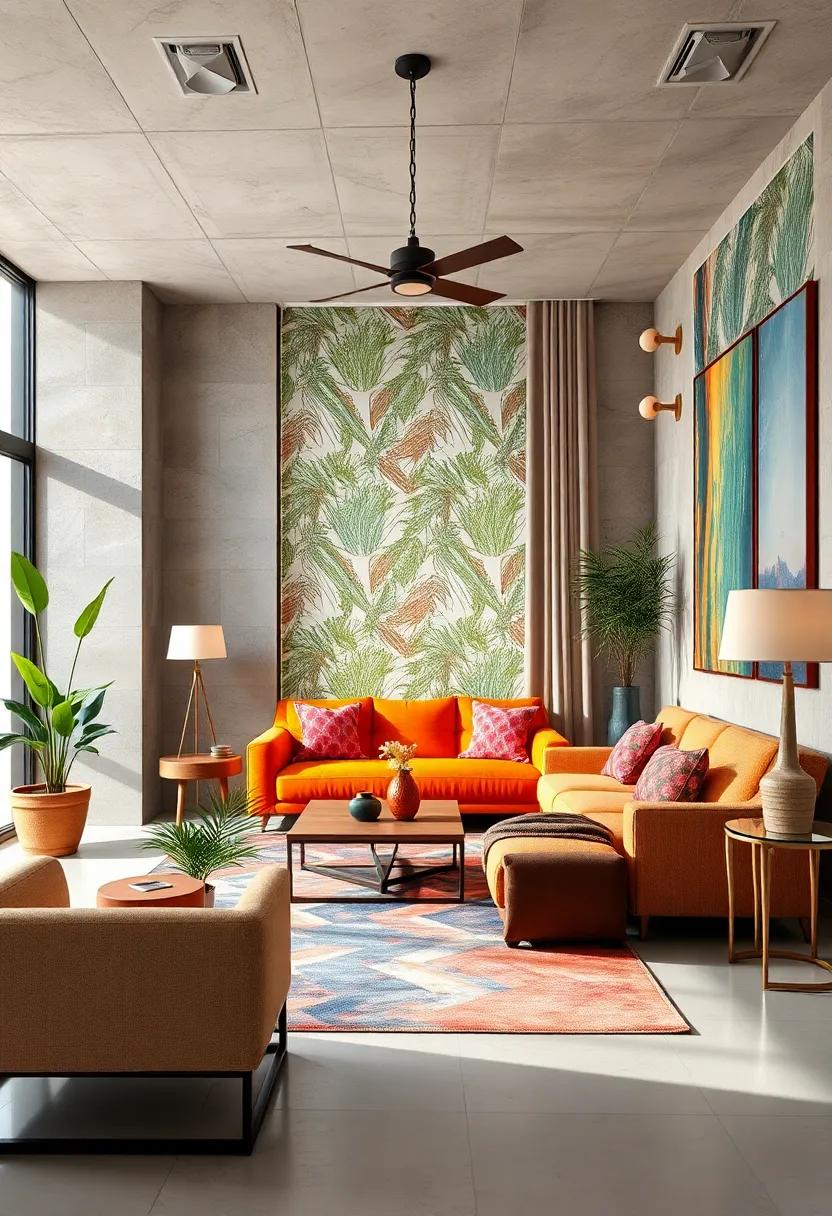 Embrace vibrant⁤ colors: Opt for rich, saturated hues that pop against neutral backgrounds to ​energize your⁣ space and create a joyful environment