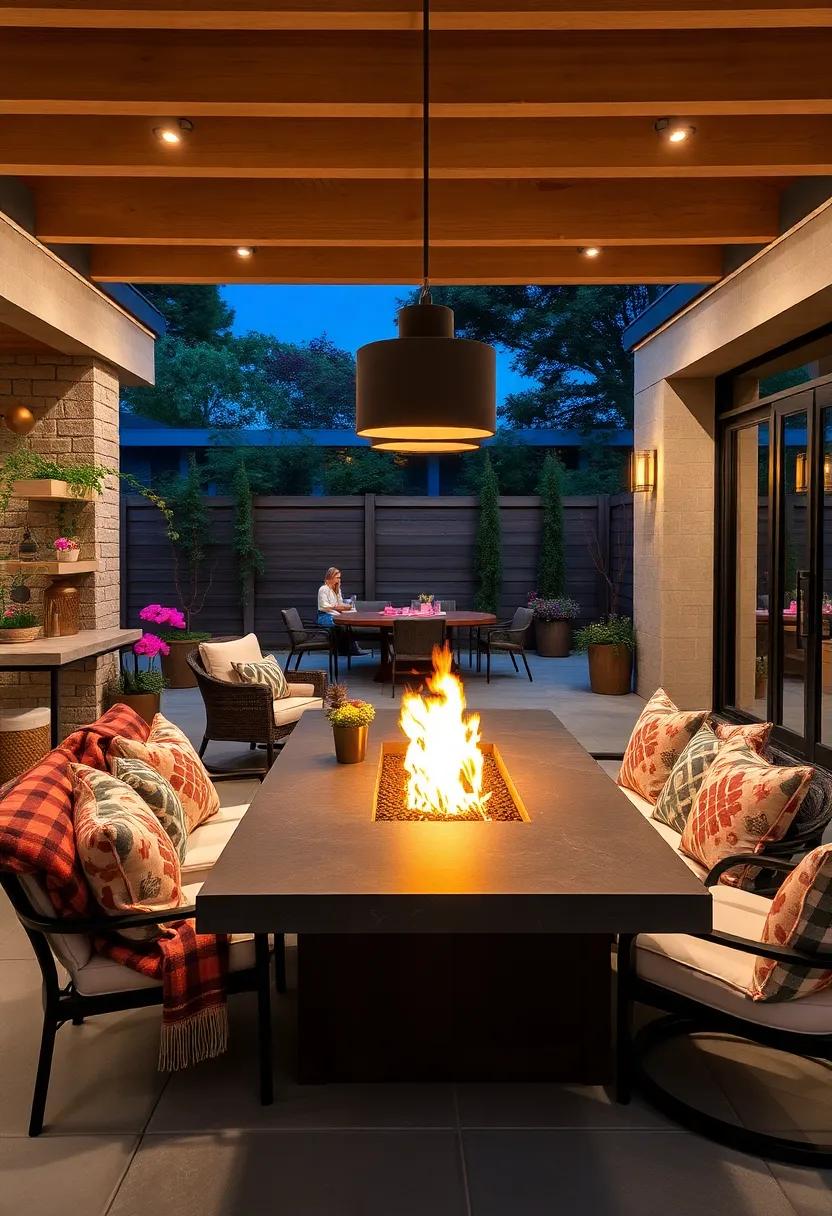 Use the changing seasons to inspire your dining decor, from cozy fall themes with plaid blankets to bright florals in spring