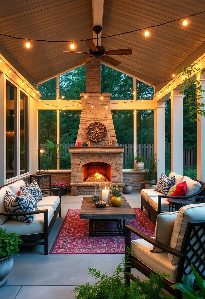 Create a cozy reading nook by hanging lights around a favorite chair or hammock